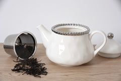 Silver Salerno Tea Pot