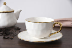 Golden Salerno Teacup & Saucer