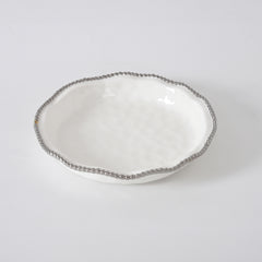 Portofino 10" Pie Dish - Silver