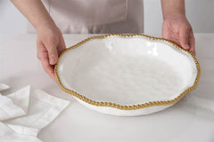 Portofino 10" Pie Dish - Gold