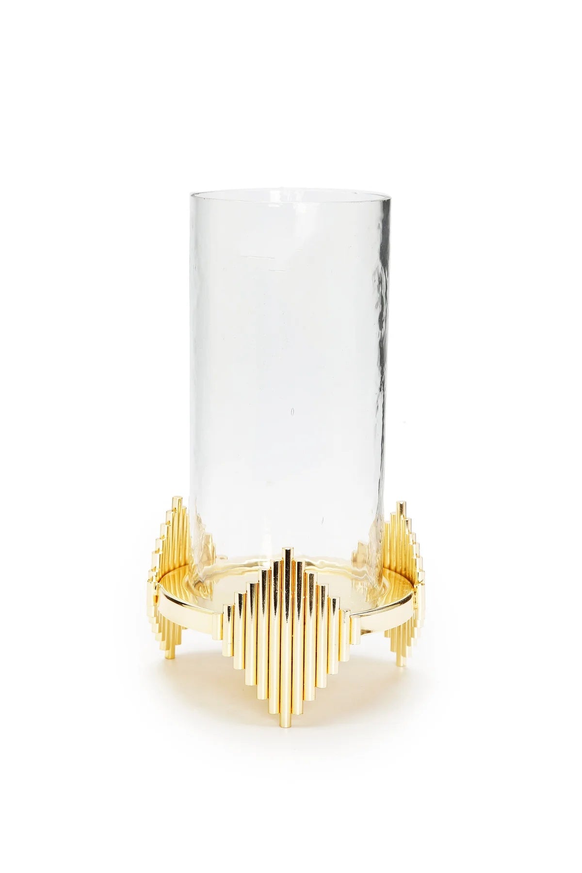 Large Gold Design Candle Holder