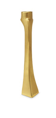 Set of 2 Gold Dimensional Taper Candle Holders