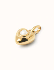 Charm With Pearl - Gold