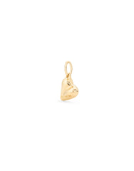 Charm With Heart Shape - Gold