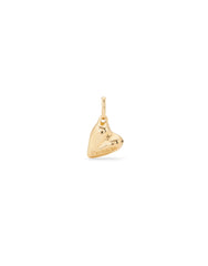 Charm With Heart Shape - Gold