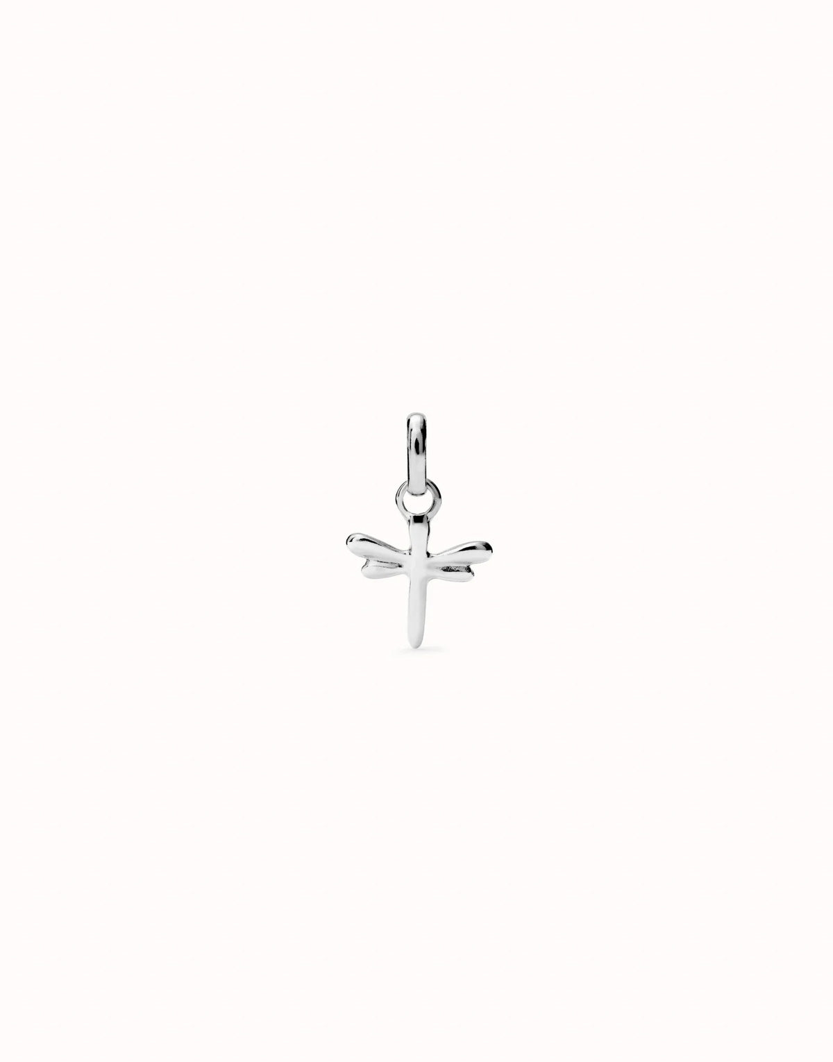 Charm In The Shape Of A Dragonfly - Silver