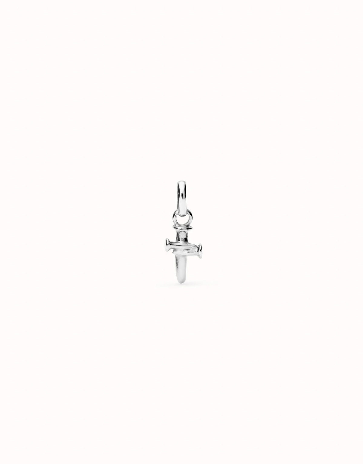 Charm With Cross Shape - Silver