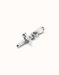 Charm With Cross Shape - Silver