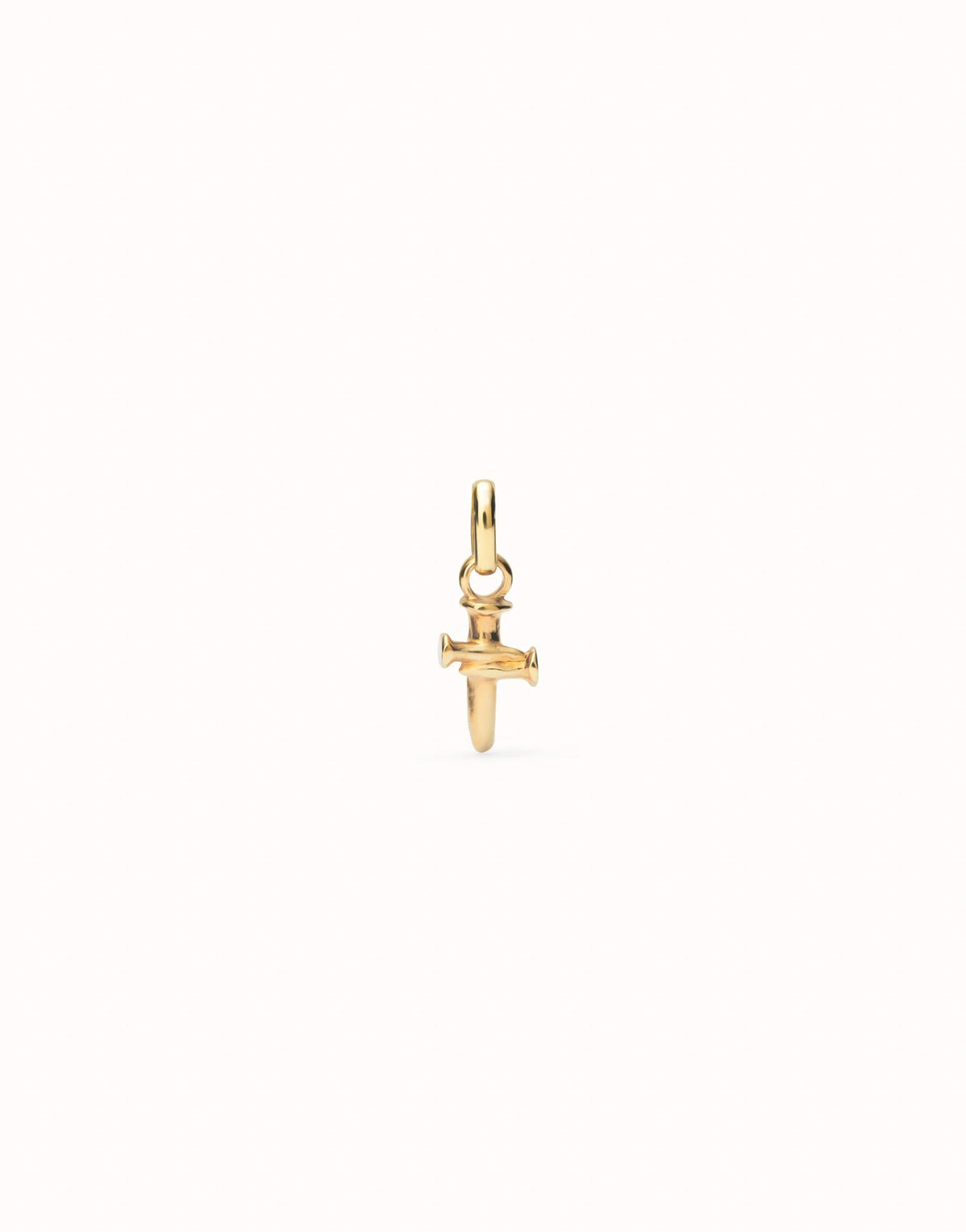 Charm With Cross Form - Gold