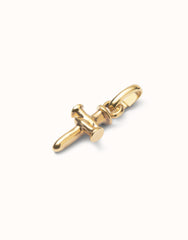 Charm With Cross Form - Gold