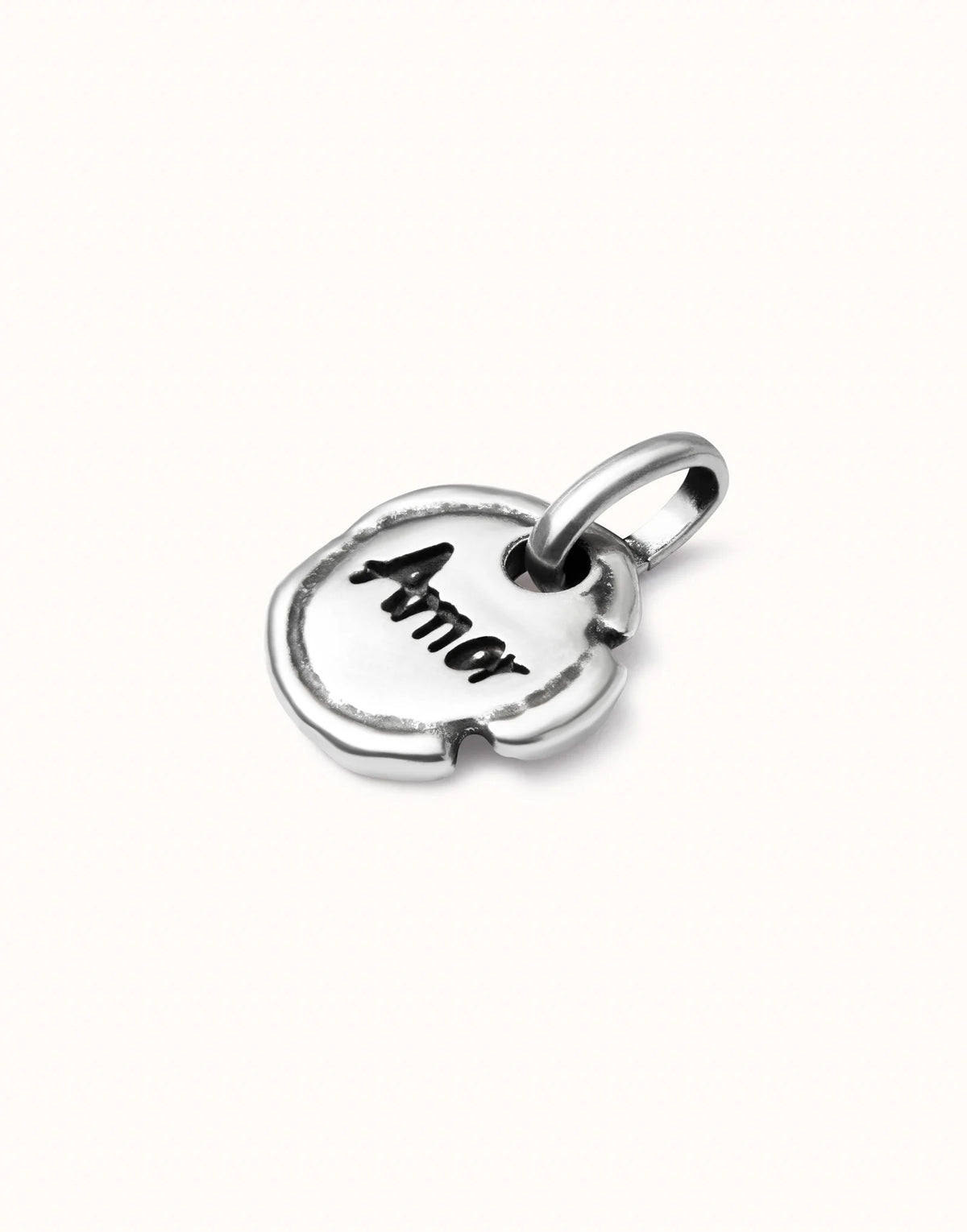 Charm With Word Love - Silver