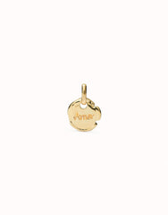 Charm With The Word "Love" - Gold