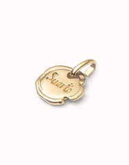 Charm With A Lucky Word - Gold