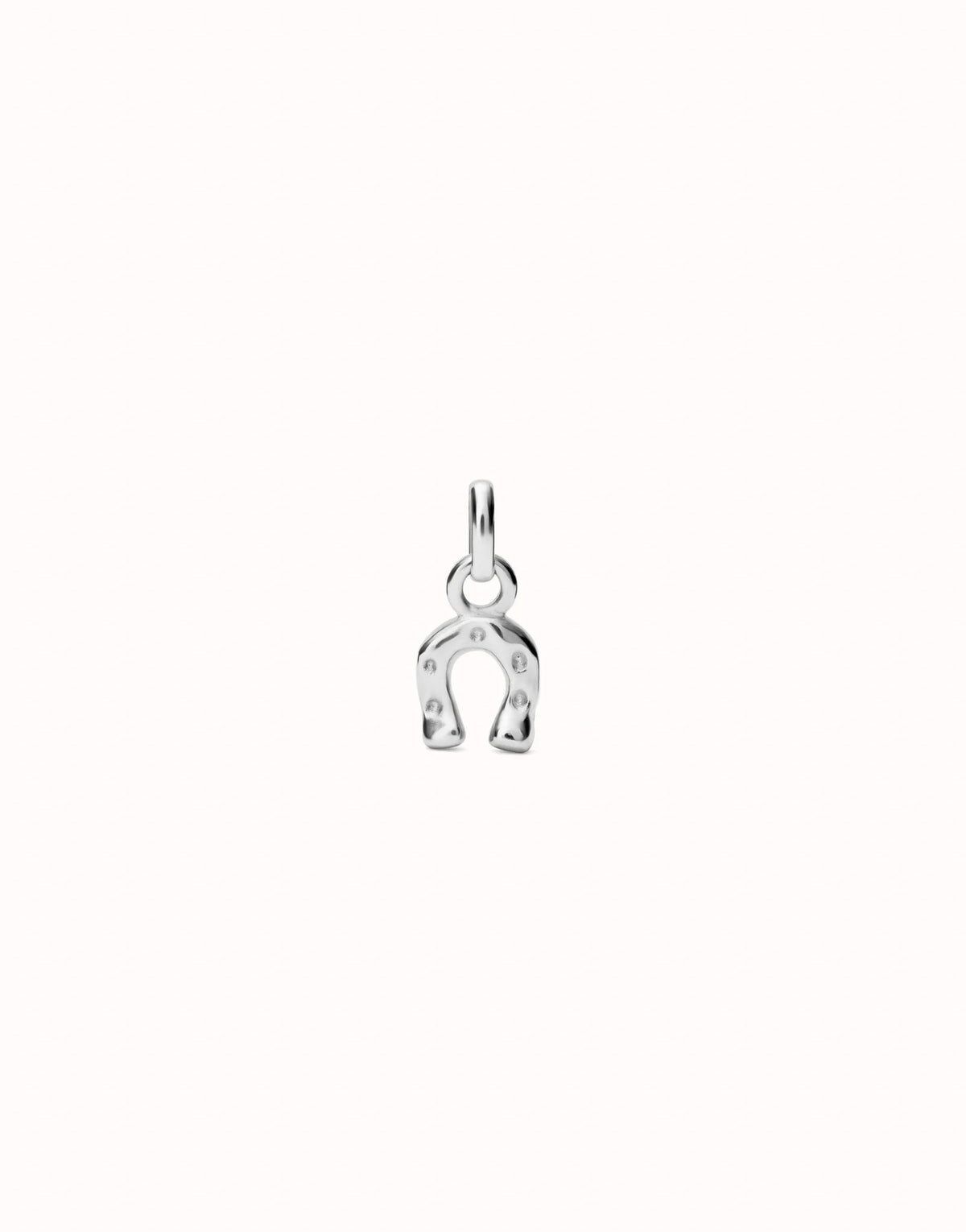 Charm With Horseshoe Shape - Silver