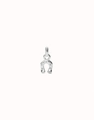 Charm With Horseshoe Shape - Silver