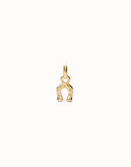 Charm In Horseshoe Shape - Gold