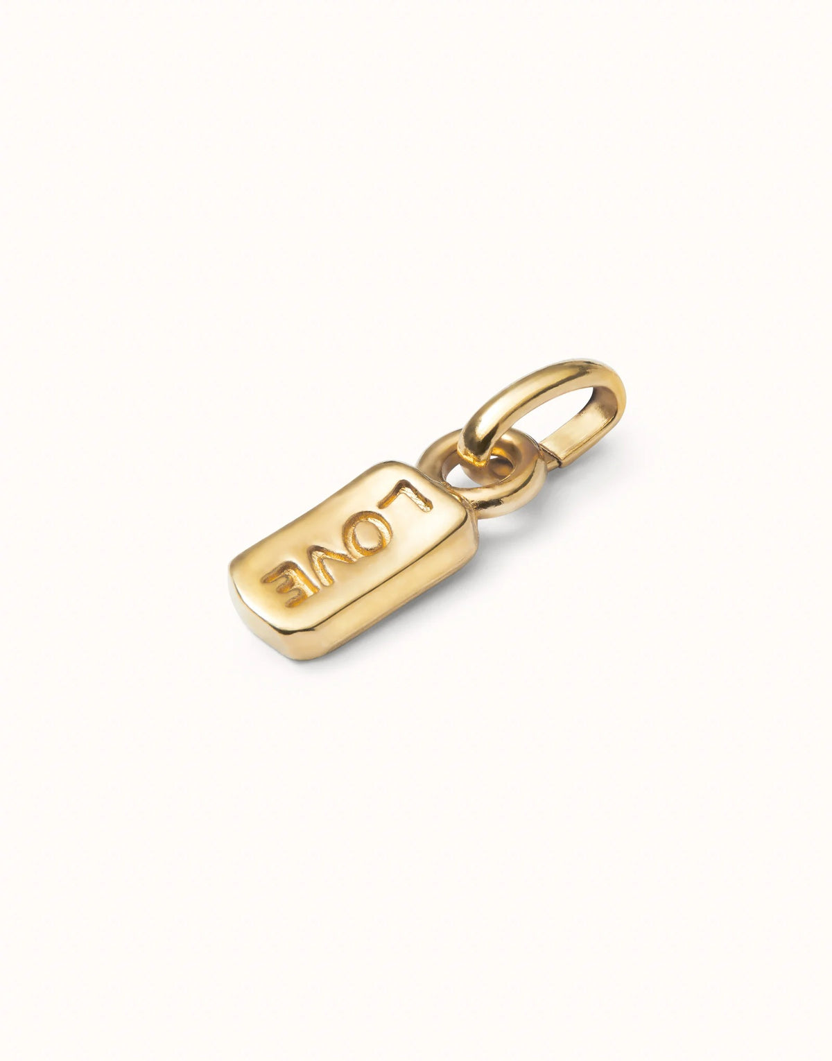 Charm With The Word "Love" - Gold
