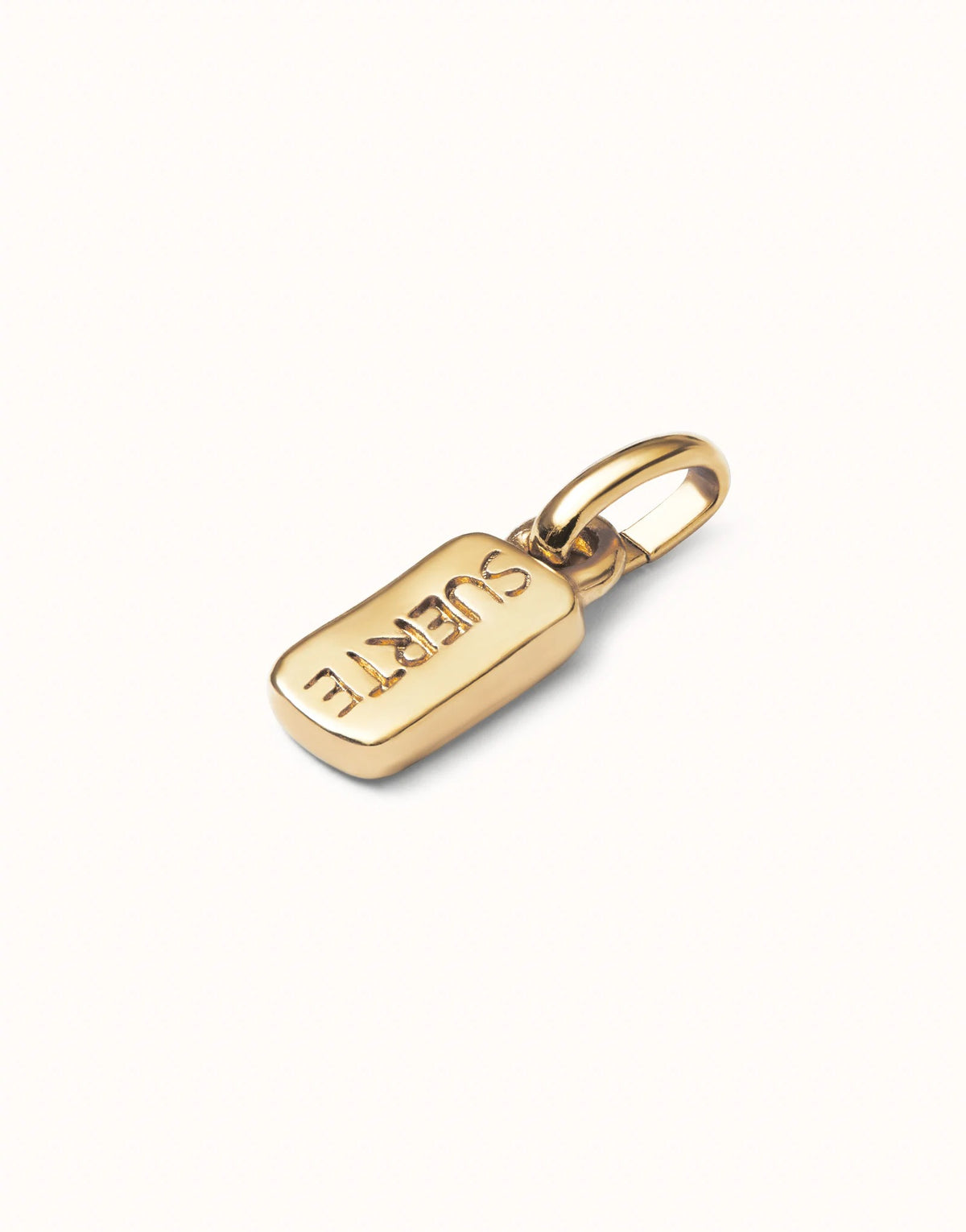 Charm With A Lucky Word - Gold