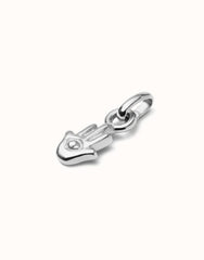 Charm In The Shape Of The Hand Of Fatima - Silver