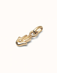 Charm In The Shape Of A Fatima's Hand - Gold