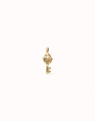 Charm With Key Shape - Gold