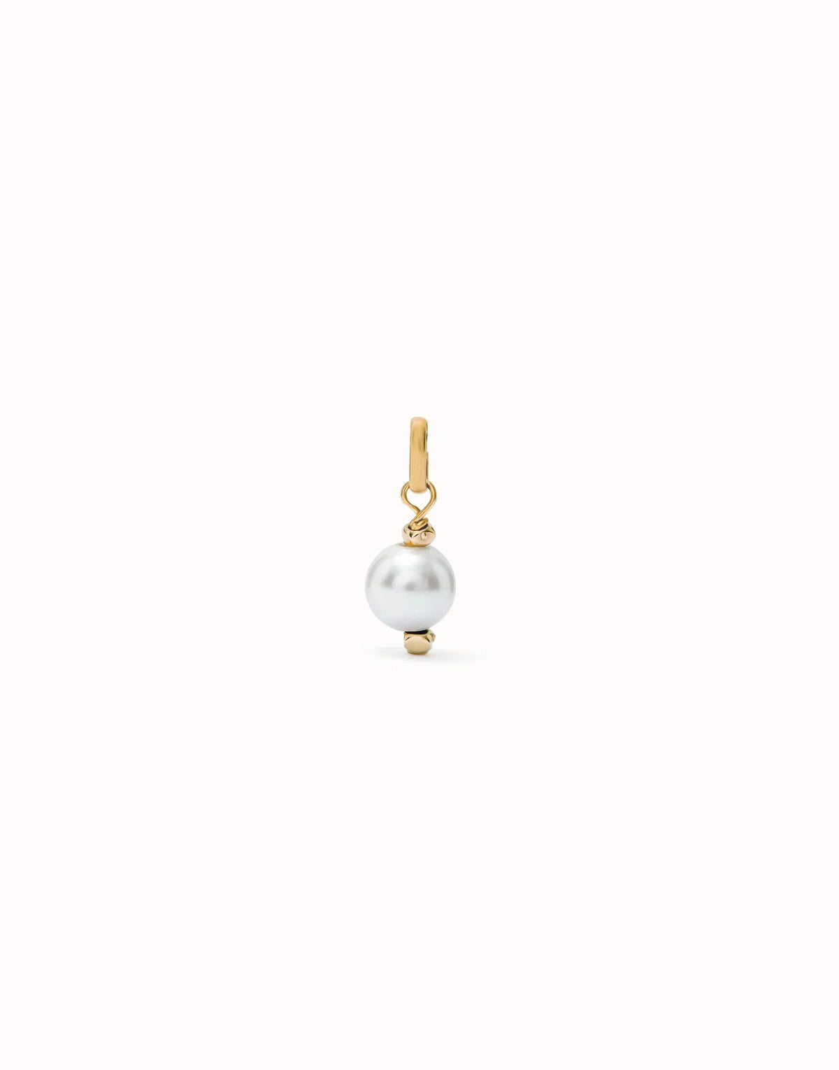 Charm With Pearl - Gold