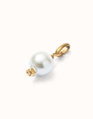 Charm With Pearl - Gold