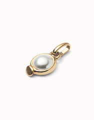 Charm With Pearl - Gold