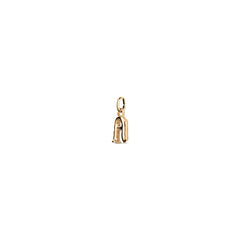 Small A Initial Charm - Gold