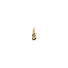 Small B Initial Charm - Gold