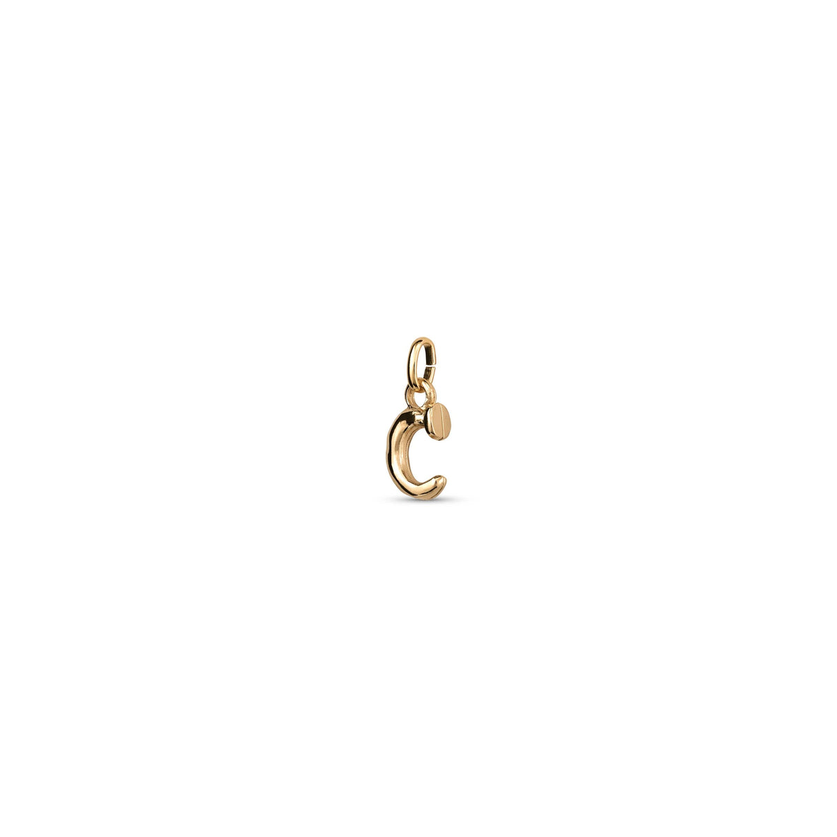 Small C Initial Charm - Gold