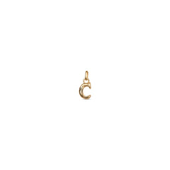 Small C Initial Charm - Gold