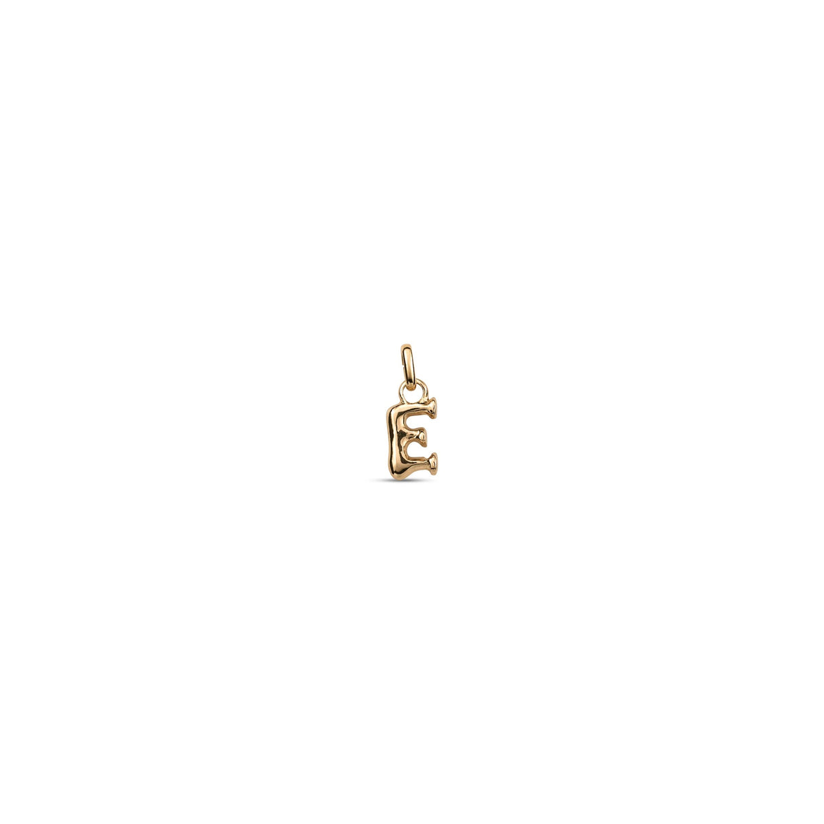 Small E Initial Charm - Gold