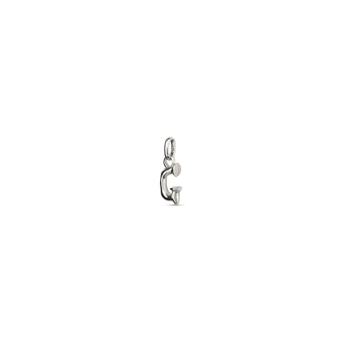 Small G Initial Charm - Silver