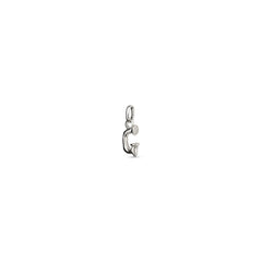 Small G Initial Charm - Silver