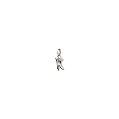 Small K Initial Charm - Silver