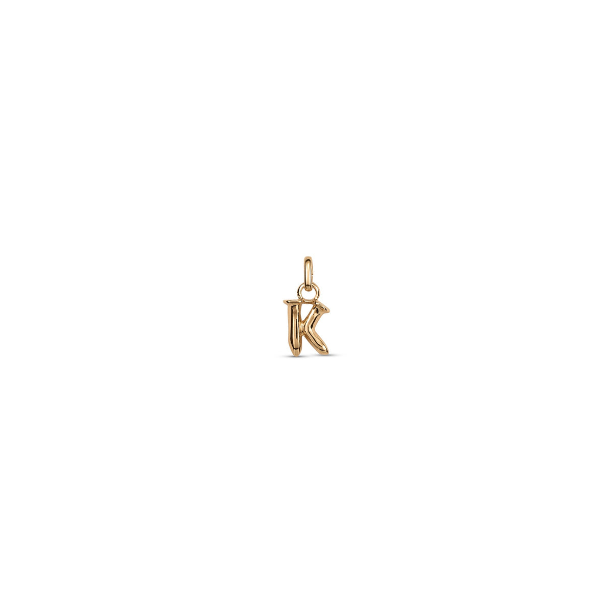 Small K Initial Charm - Gold
