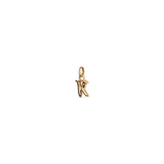 Small K Initial Charm - Gold