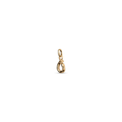 Small O Initial Charm - Gold