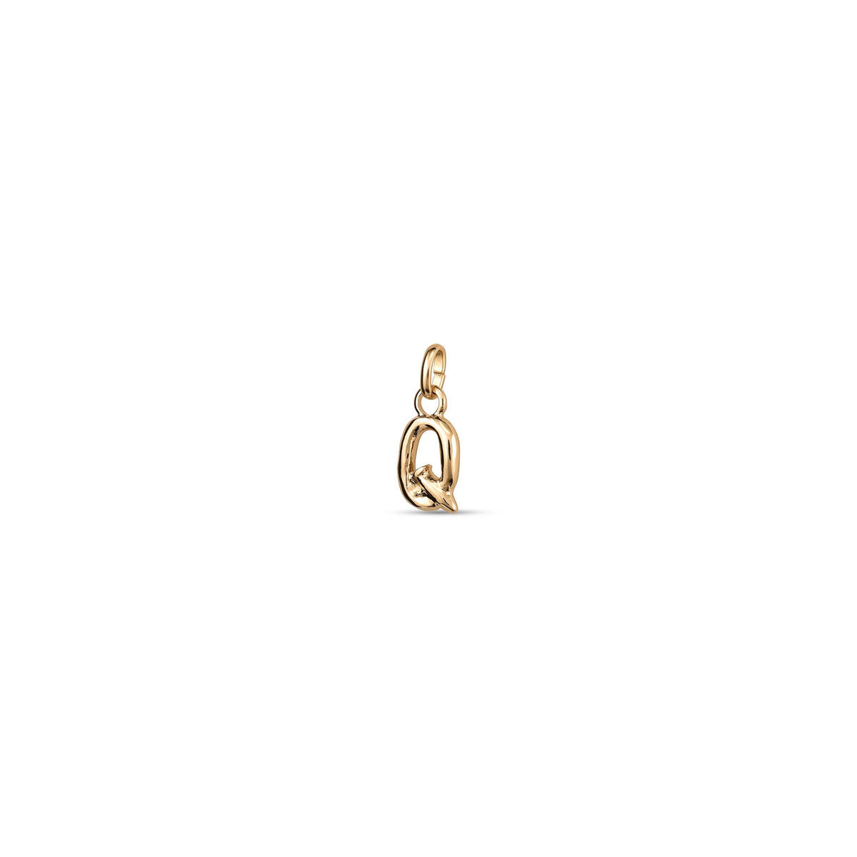 Small Q Initial Charm - Gold