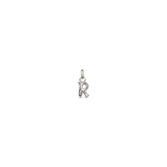 Small R Initial Charm - Silver