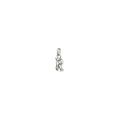 Small R Initial Charm - Silver