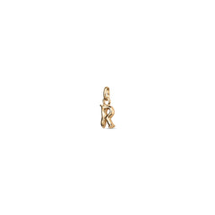 Small R Initial Charm - Gold