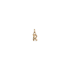 Small R Initial Charm - Gold