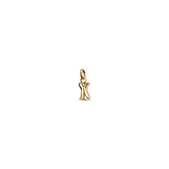 Small X Initial Charm - Gold