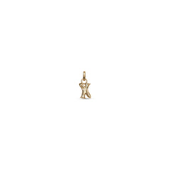 Small X Initial Charm - Gold