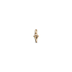 Small Y Initial Charm - Gold