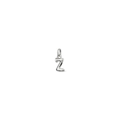 Small Z Initial Charm - Silver
