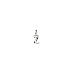 Small Z Initial Charm - Silver