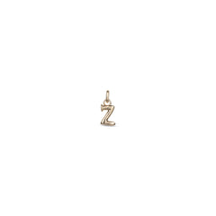 Small Z Initial Charm - Gold